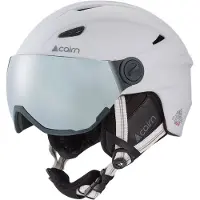 Cairn - Heren skihelmen - Electron Visor White voor Heren - Maat 53-54 cm - Wit