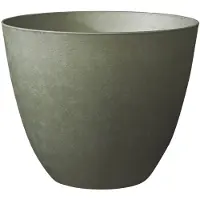Eda Ronde bloempot Ø 40 cm - - Element - 26,2 L - Drainagesysteem - Binnen/buiten - Ø 39,4 x H 31,6 cm - Khaki