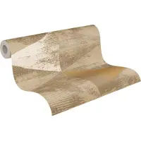 A.S. Création Geo Effect bruin behang | 383536