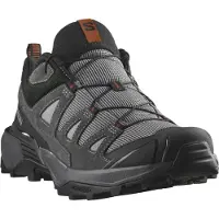 Salomon - Heren wandelschoenen - X Ultra 360 LTR Sharkskin/Asphalt/Caramel Cafe voor Heren van Leer - Maat 10 UK - Grijs