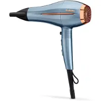 BaByliss Denim Luxe, DC, Blauw, Koperkleurig, Ophangoog, 2,2 meter, Knopen, Schuifje, China