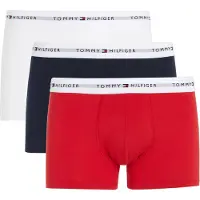 Tommy Hilfiger Underwear Boxershorts 'Essential' marine / lichtgrijs / rood / wit