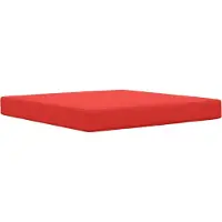 vidaXL Buitenbankkussen Polyester Rood 80 x 80 x 8 cm
