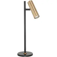 Highlight Tafellamp Trend Zwart Met Mat Messing