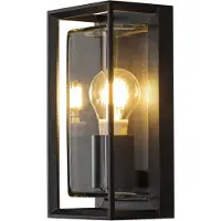 Konstsmide Wandlamp buiten E27 | Brindisi | IP54 | Zwart |
