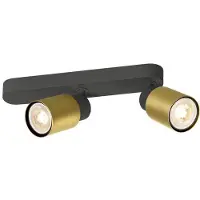 SLV Spot Puri 2.0 Tube zwart-goud dubbel