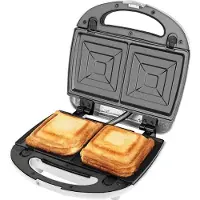 Ecg S 399 3in1 White - Tosti ijzer – 3 sets verwisselbare platen - Tosti apparaat met anti aanbaklaag - 700 watt - Wit