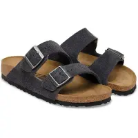 Birkenstock Muiltjes 'Arizona' grafiet