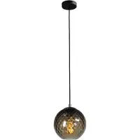 Masterlight Zwarte hanglamp Baloton 25cm