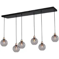 Masterlight Hanglamp Lazise 6x Ø 20cm goud