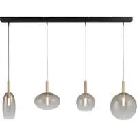 Masterlight 4L Hanglamp Lido Ball goud met gold-fading glas
