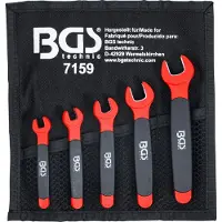 Bgs Spanner, VDE steeksleutelset SW 7 - 14 mm 5 st. (14 mm, 8 mm, 10 mm, 11 mm, 7 mm, 12 mm, 13 mm, 9 mm)