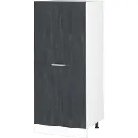 Vicco R-Line Hoge kast – 60 cm Zwart beton
