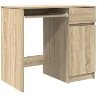 vidaXL Bureau 86x49x76 cm spaanplaat sonoma eikenkleurig