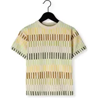 Koko Noko gestreept T-shirt groen Jongens Stretchkatoen Ronde hals Streep - maat 92