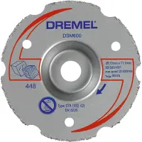 Dremel Bosch Power Tools 2615S600JB Doorslijpschijf gebogen 77 mm 1 stuk(s) Hardhout, Zacht hout, Multiplex, Laminaat, Vezel, Kunststof, Gipskarton, Plexiglas,