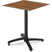 Oviala - 70 cm kantelbare terrastafel in amber eiken laminaat - Opéra