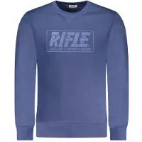 Rifle Blauw Katoenen Heren Sweatshirt