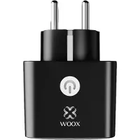 WOOX Smart plug | inclusief energiemeter | Max. 3680W | WiFi (Tuya) | IP20 | Zwart (NL)