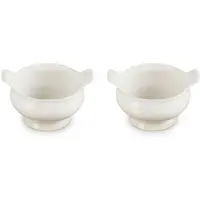 Le Creuset Soepkommen Set van 2 in Aardewerk 0,60 Liter Meringue