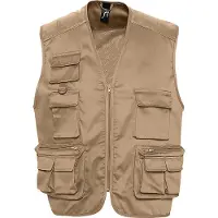 Sols Wild Unisex Full Zip Waistcoat Bodywarmer Jacket (Touw)