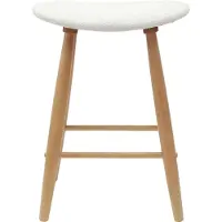 vidaXL Eetstoelen 2 st Massief Rubberhout Naturel 46 x 37 x 63 cm