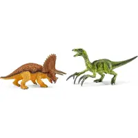 Schleich Triceratops+therizinosaurus Set Figuur