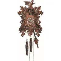 Engstler - 630 - Koekoeksklok - 1-daags kettinguurwerk - Notenhout - 28 cm