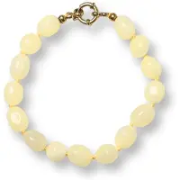 BONNIE STUDIOS Dames Sieraden Bobby Butter Yellow Bracelet - Butter Yellow - Maat ONESIZE