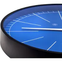 Nextime nXt Ethan – Wandklok – 40 cm – Metaal – Blauw
