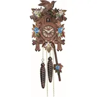 Engstler - 522/10 - Koekoeksklok - 1-daags kettinguurwerk - Notenhout - 22 cm