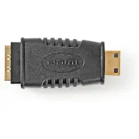 Nedis HDMI-Adapter - HDMI Mini-Connector - HDMI Output - Verguld - Recht - ABS - Zwart - 1 Stuks - Polybag