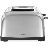 Livoo Toastmachine, Broodrooster, Grijs