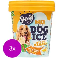 Smoofl Honden Ijs - Hondensnacks - 3 x 160 g Banaan IJs
