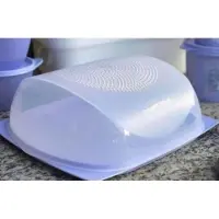 MediaShop Tupperware CheeSmart Large (32cm x 26,5cm x 11,5cm) - Kaasdoos - Kaashouder - CondensControl-systeem - Plaatsbesparend - transparant kaasstolp - Vaatwasserbestendig - Behoudt frisheid en smaak