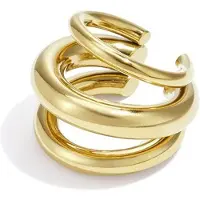 Yehwang Tripple Ear Cuff | RVS (Verkleurt niet) | Goudkleurig | Geen Gaatjes Nodig | Beste cadeau voor haar |
