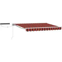 vidaXL Elektrische uitrolbare zonnescherm, 2,5 x 2 meter