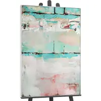 YS Canvas schilderij landschapsformaat handgeschilderd stille samenklank abstract – -Art Gallery – Rustgevende wanddecoratie voor woonkamer – Modern schilderij voor slaapkamer