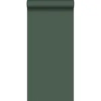 ESTAhome behang linnenstructuur vergrijsd groen - 53 cm x 10.05 m - 148748