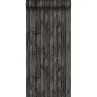 ESTAhome behang sloophout zwart - 53 cm x 10.05 m - 138815