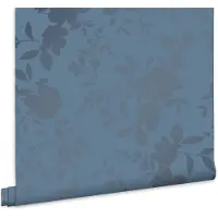 Laura Ashley Westbourne Behang - Bloemen - 10mx52cm - Blauw