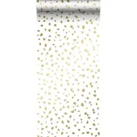 ESTAhome behang terrazzo wit en goud - 53 cm x 10.05 m - 139133
