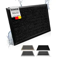 Bomoe AluGant Aluminium Deurmat 50x80 cm Antraciet Vloermat Antislip Buiten & Binnen Roestvrij Weerbestendig