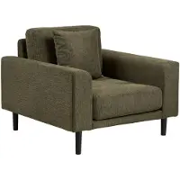 Ebuy24 Fauteuil Lido - Groen Stof - 92x90x54cm