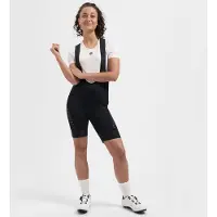 Rogelli Essential III Korte Fietsbroek Dames - Bretels - Zwart - M