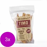 Timo Paardenhuid - Hondensnacks - 3 x Paardenvlees 15 cm 150 g