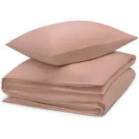 Yumeko Dekbedovertrek set Katoensatijn 140x220 Roze - Eco, Bio & Fairtrade