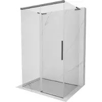 Mexen Rox-3S L 3-zijdige schuifdouchecabine 120 x 95 , transparant, gepatineerd metaal - 8C2L-120-095-95-00-3S