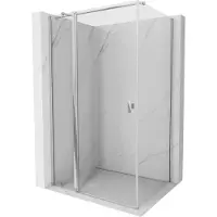 Mexen Mist T scharnierende douchecabine 80 x 100 , transparant, chroom - 8A4T-080-100-01-00