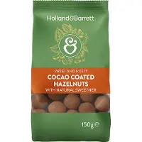 Holland & Barrett No Added Sugar Milk Chocolate Hazelnuts - 150g
